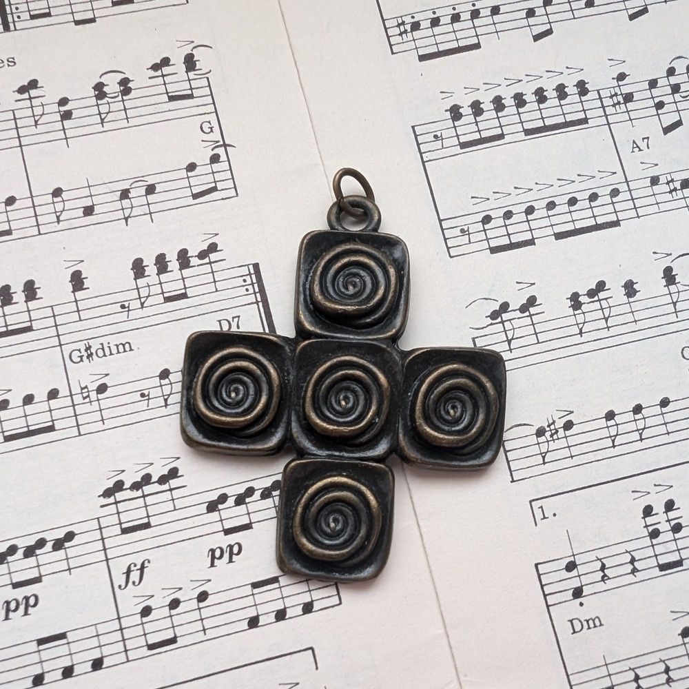 Vintage Spiral Pendant